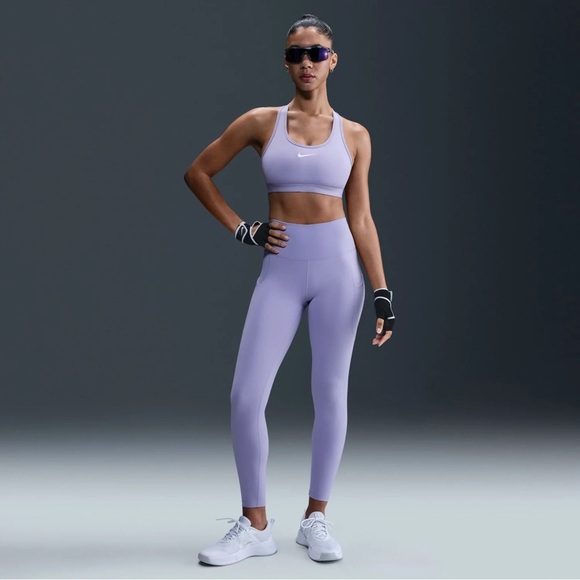 Nike rate dry fit Lavender High-Waisted Leggings - Picture 3 of 16